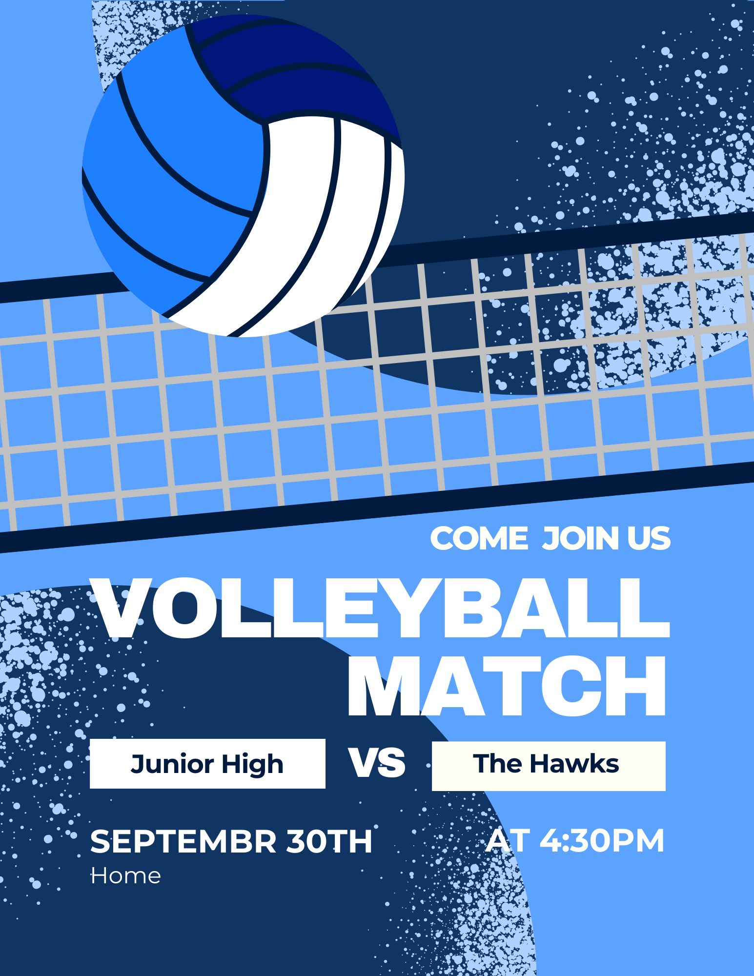 Volleyball Match JH vs Hawks